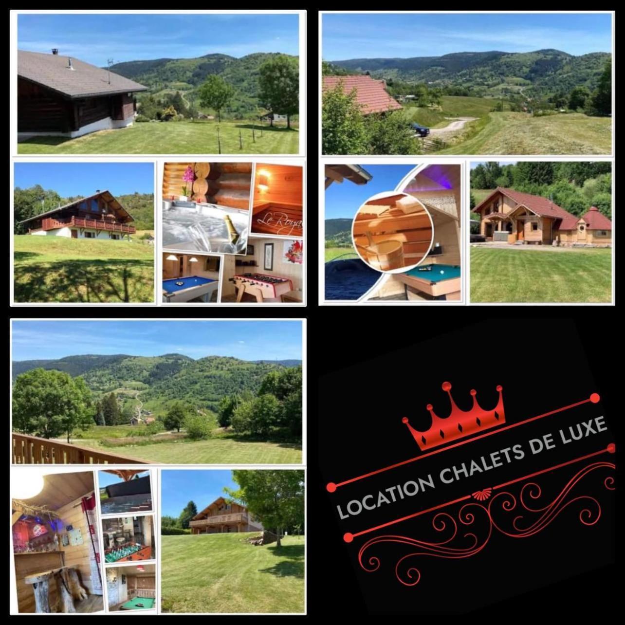 Chalet Spa Le Diamant Nathalie Mn La Rouge La Bresse Zewnętrze zdjęcie